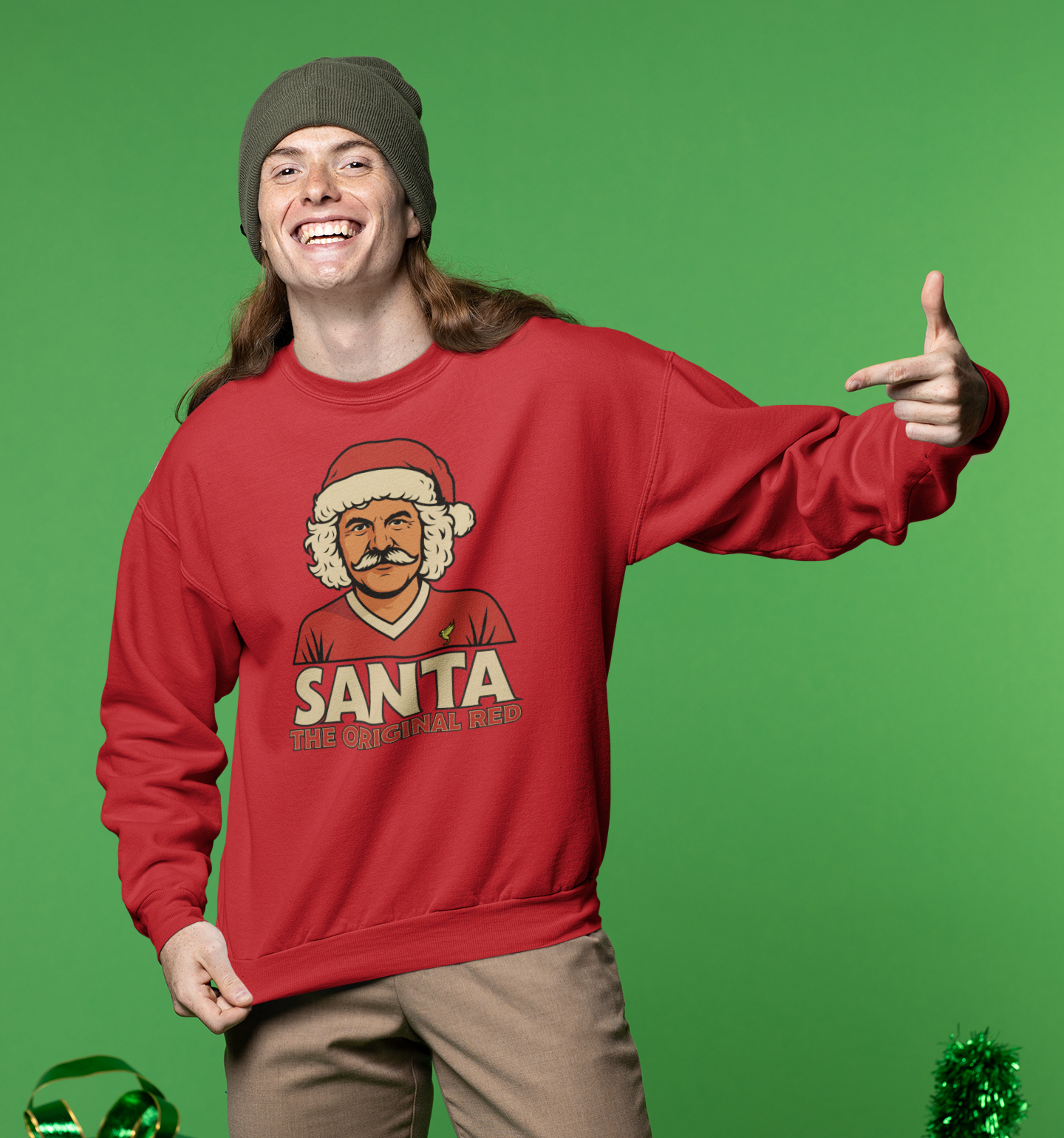 Santa The Original Red Christmas Jumper