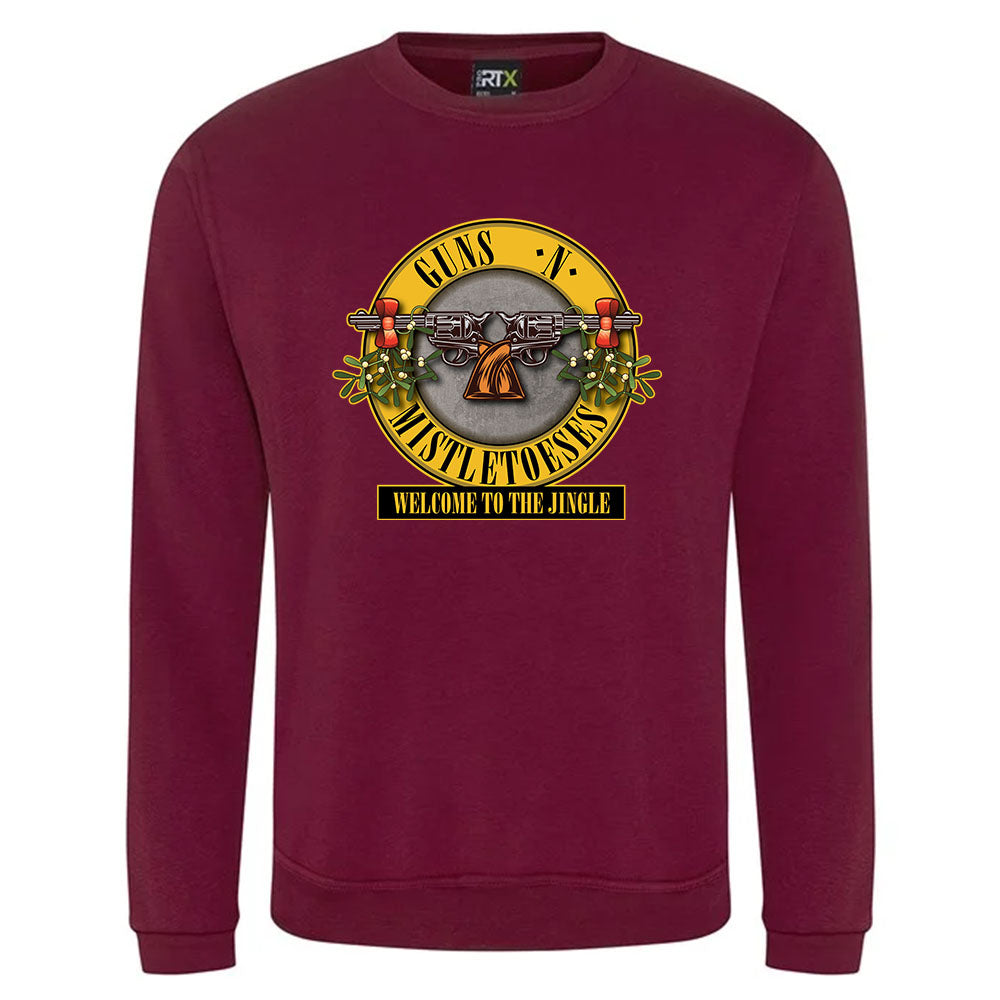 Guns n Mistletoeses Christmas Jumper