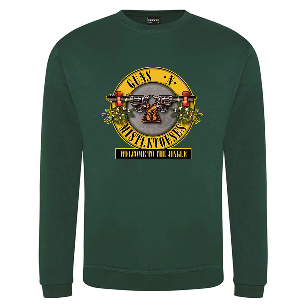 Guns n Mistletoeses Christmas Jumper