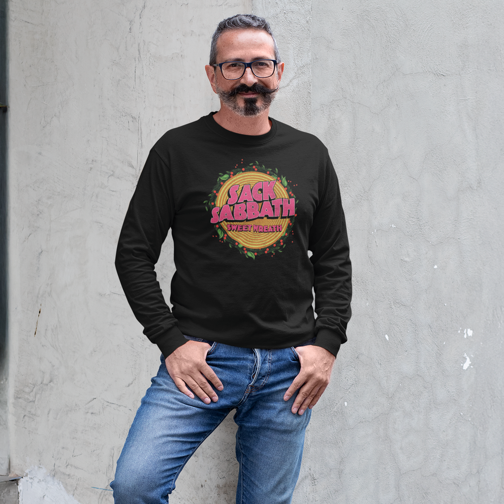 Sack Sabbath Funny Music Christmas Jumper