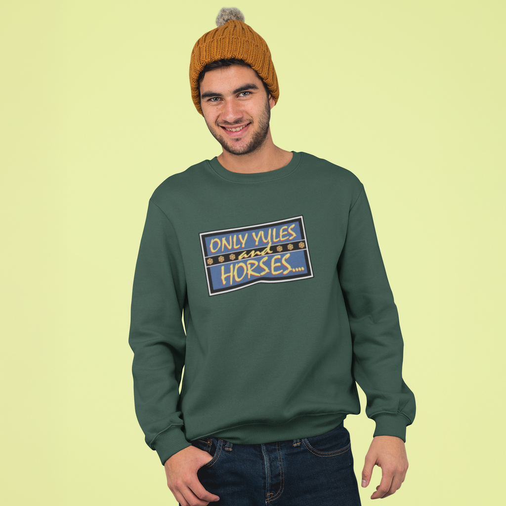 Only Yules and Horses Funny TV Christmas Jumper