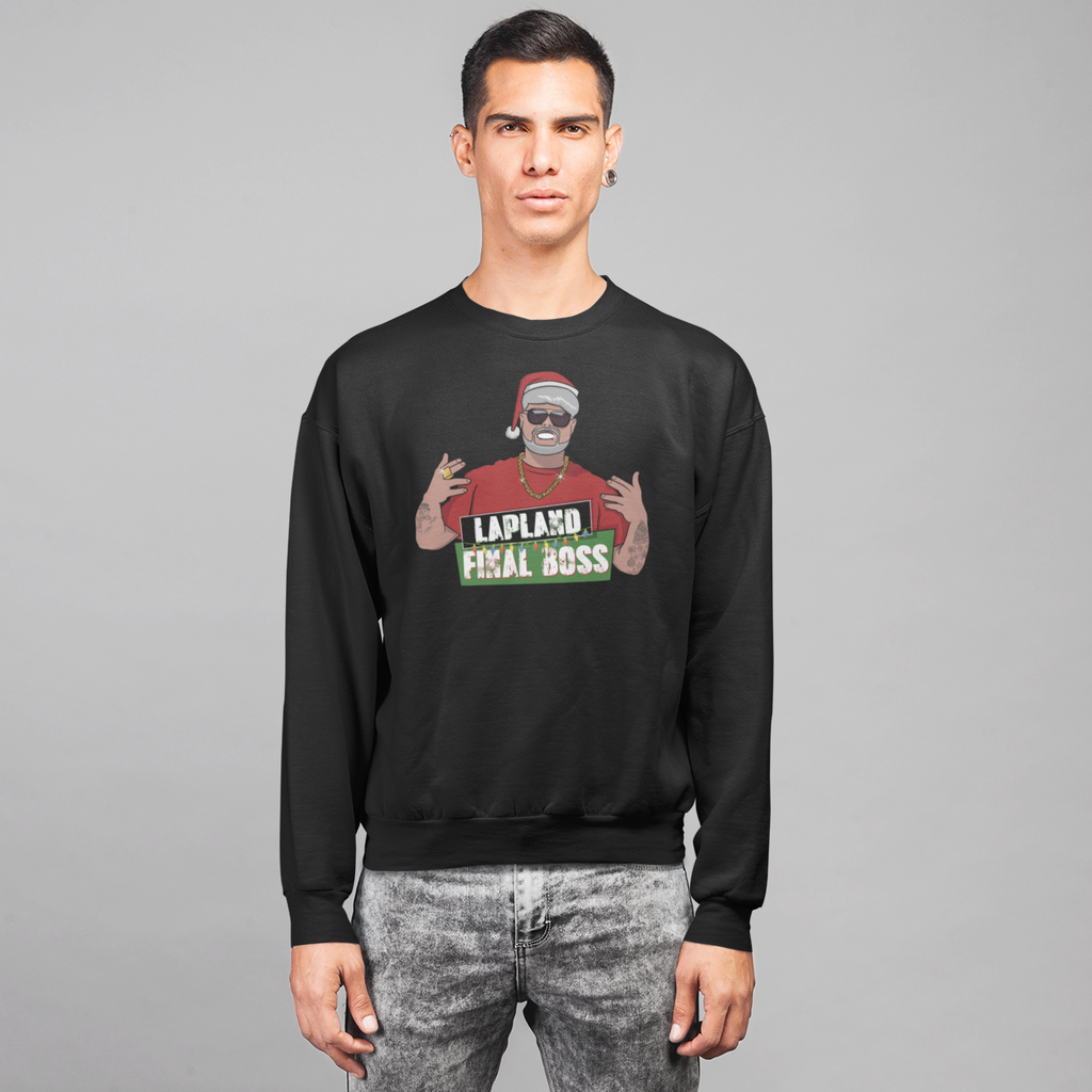 Lapland Final Boss Funny Christmas Jumper