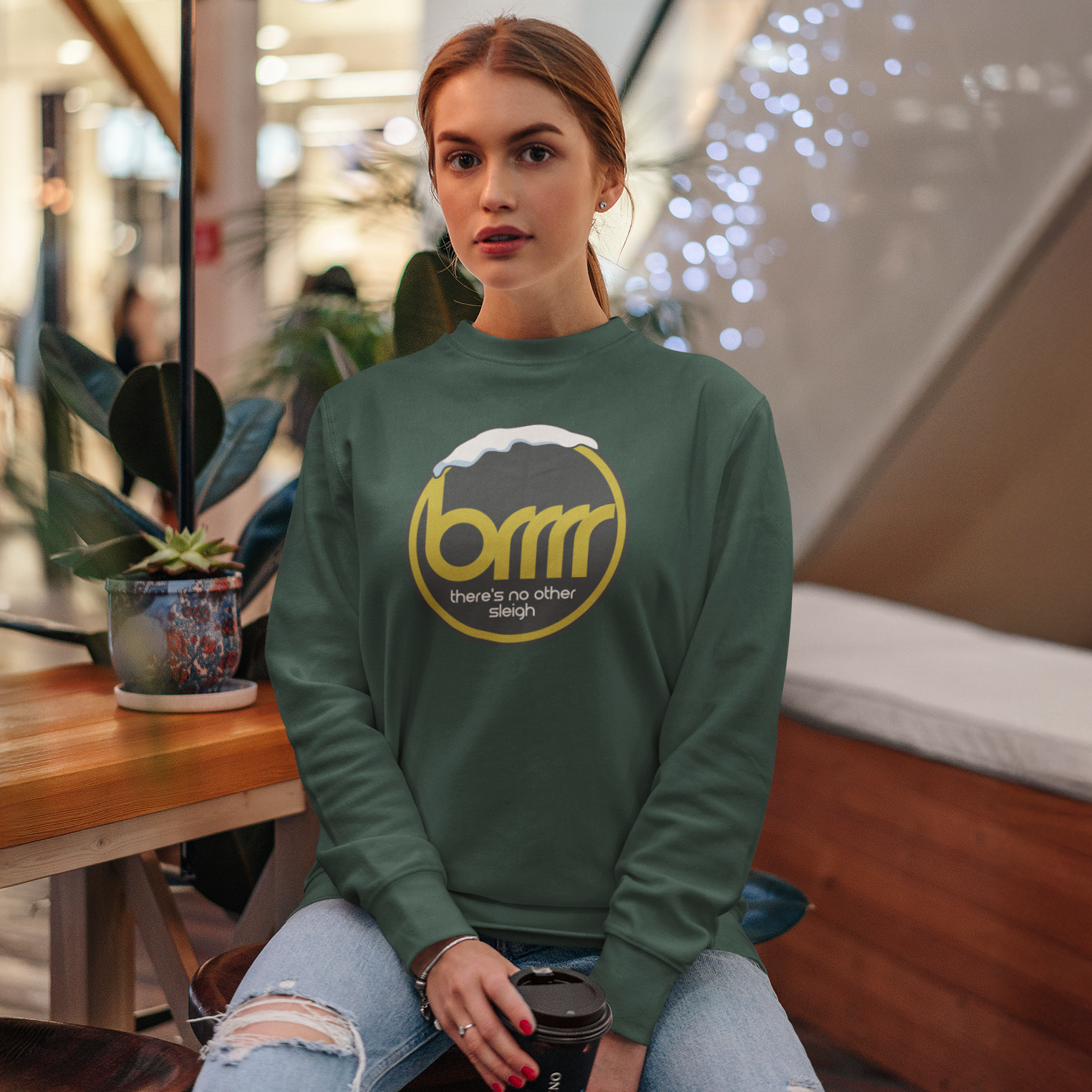 Brrr Funny Music Christmas Jumper