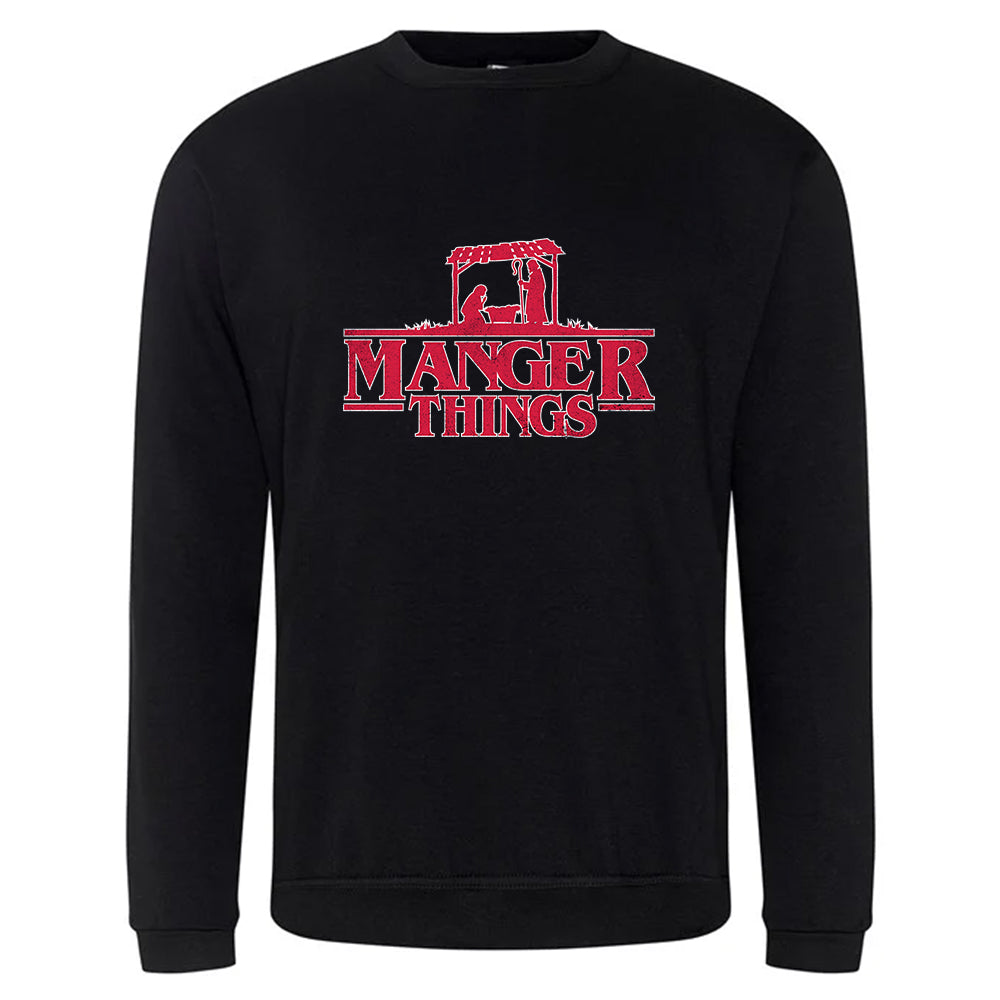 Manger Things Christmas Jumper