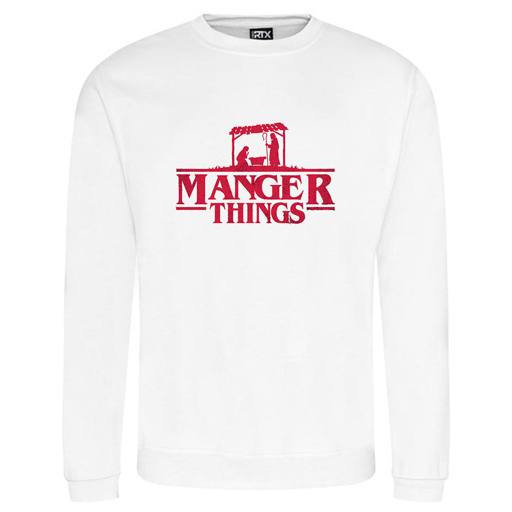Manger Things Christmas Jumper