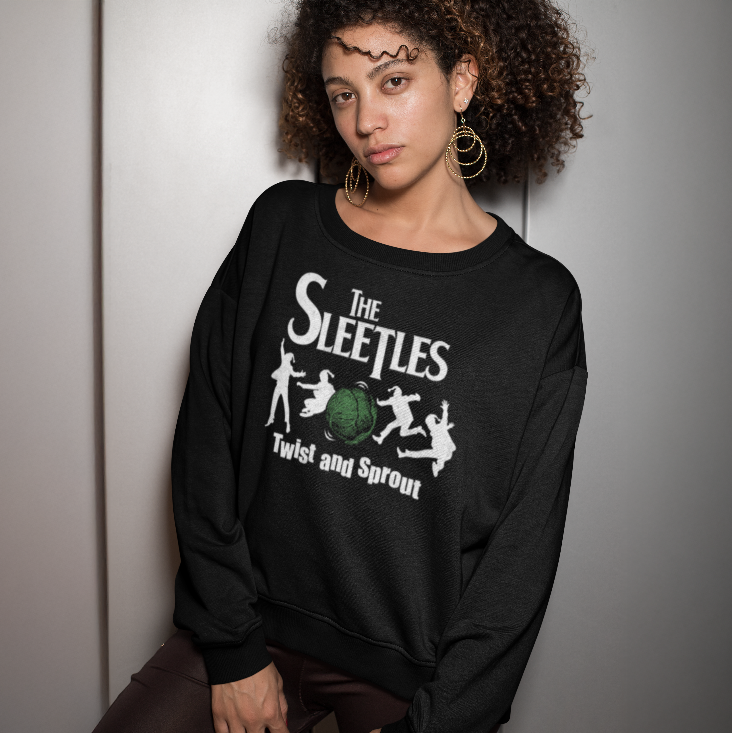 The Sleetles Funny Music Christmas Jumper