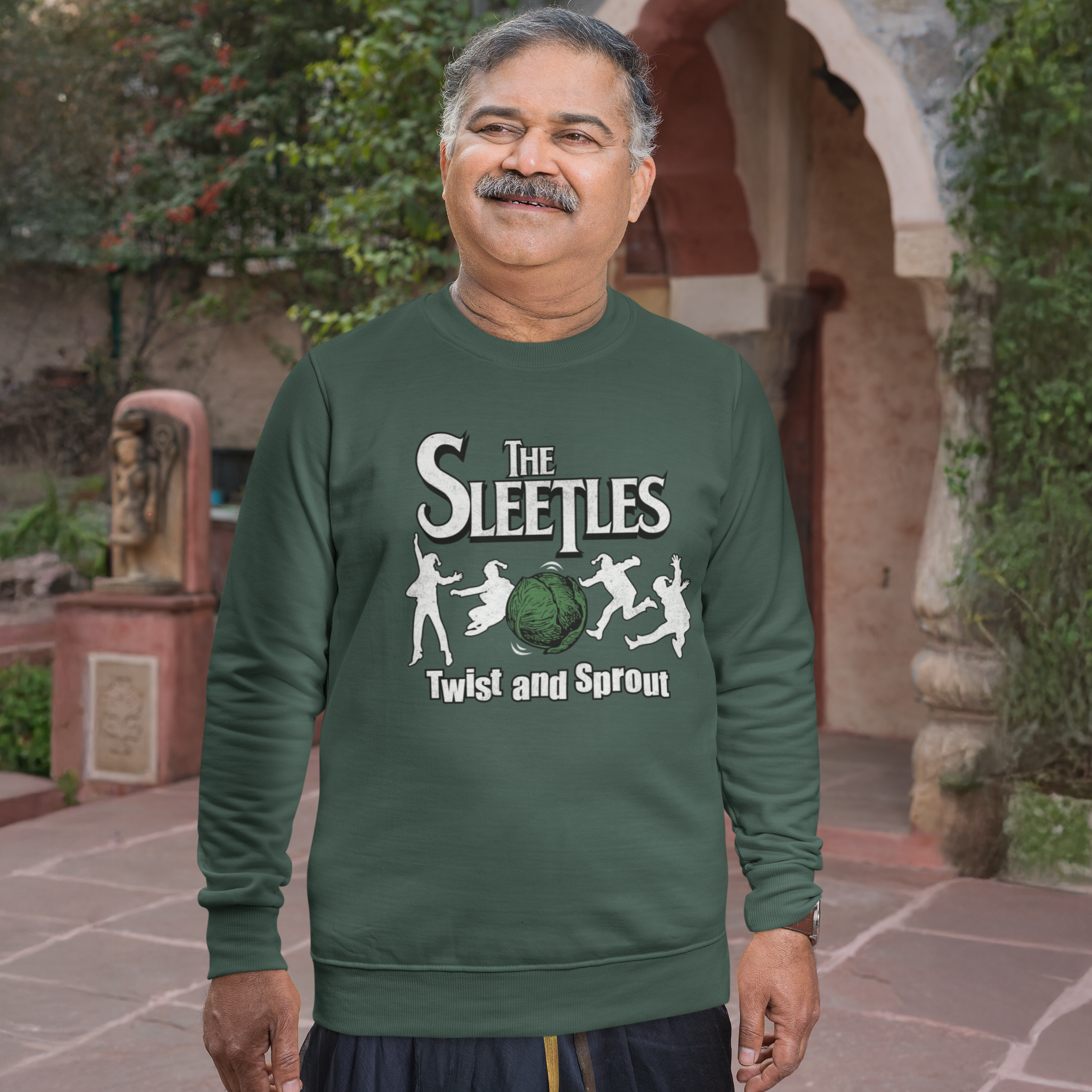 The Sleetles Funny Music Christmas Jumper