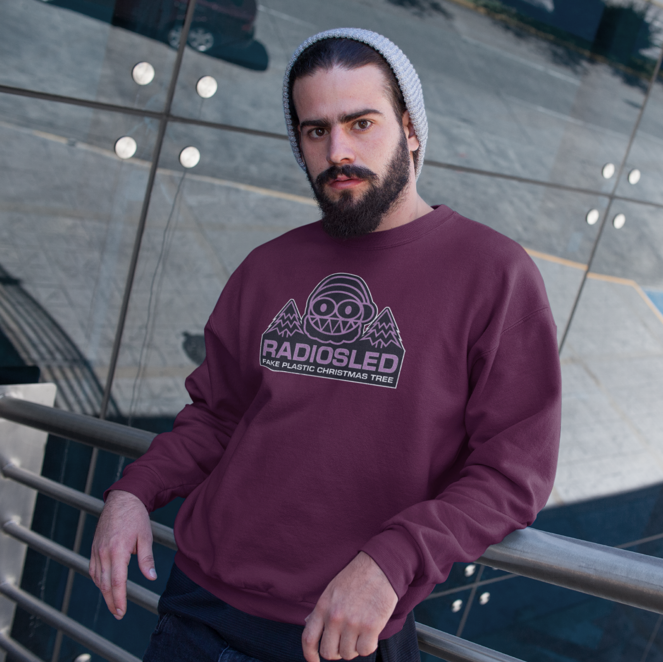 Radiosled Funny Music Christmas Jumper