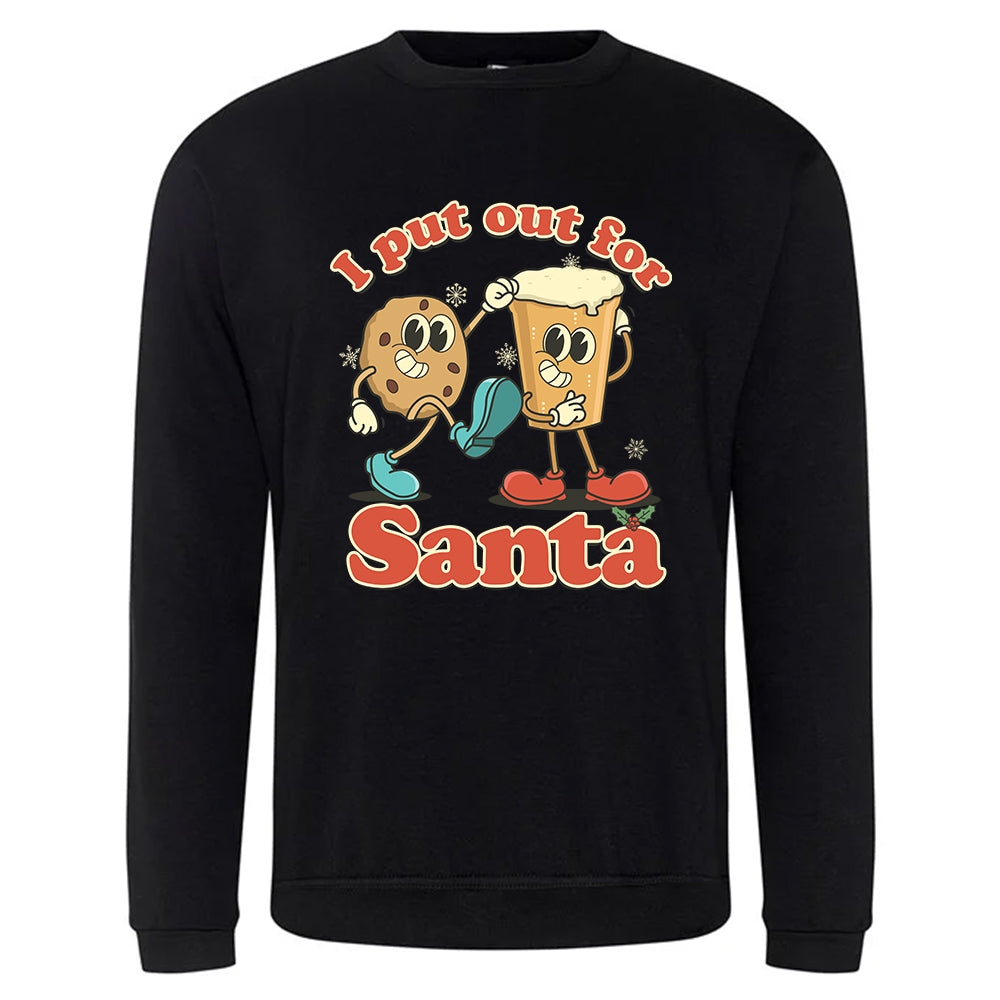 I Put Out For Santa Christmas Jumper