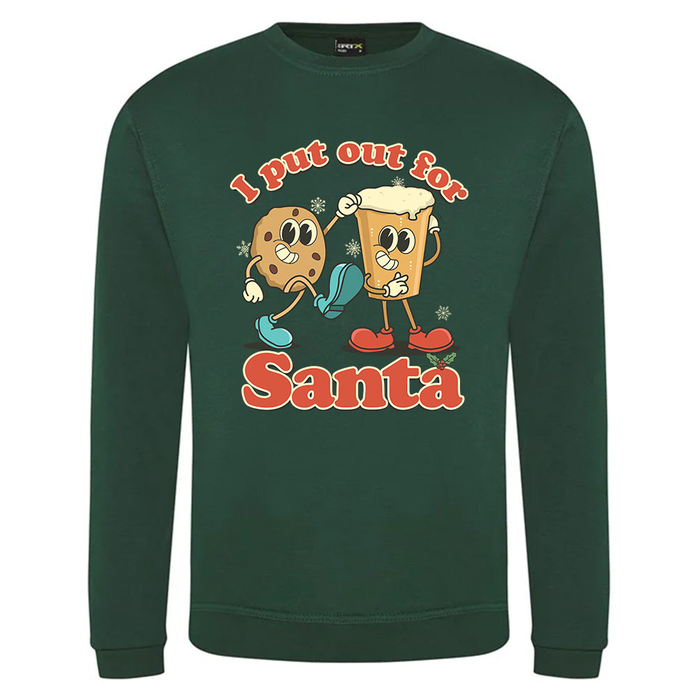 I Put Out For Santa Christmas Jumper