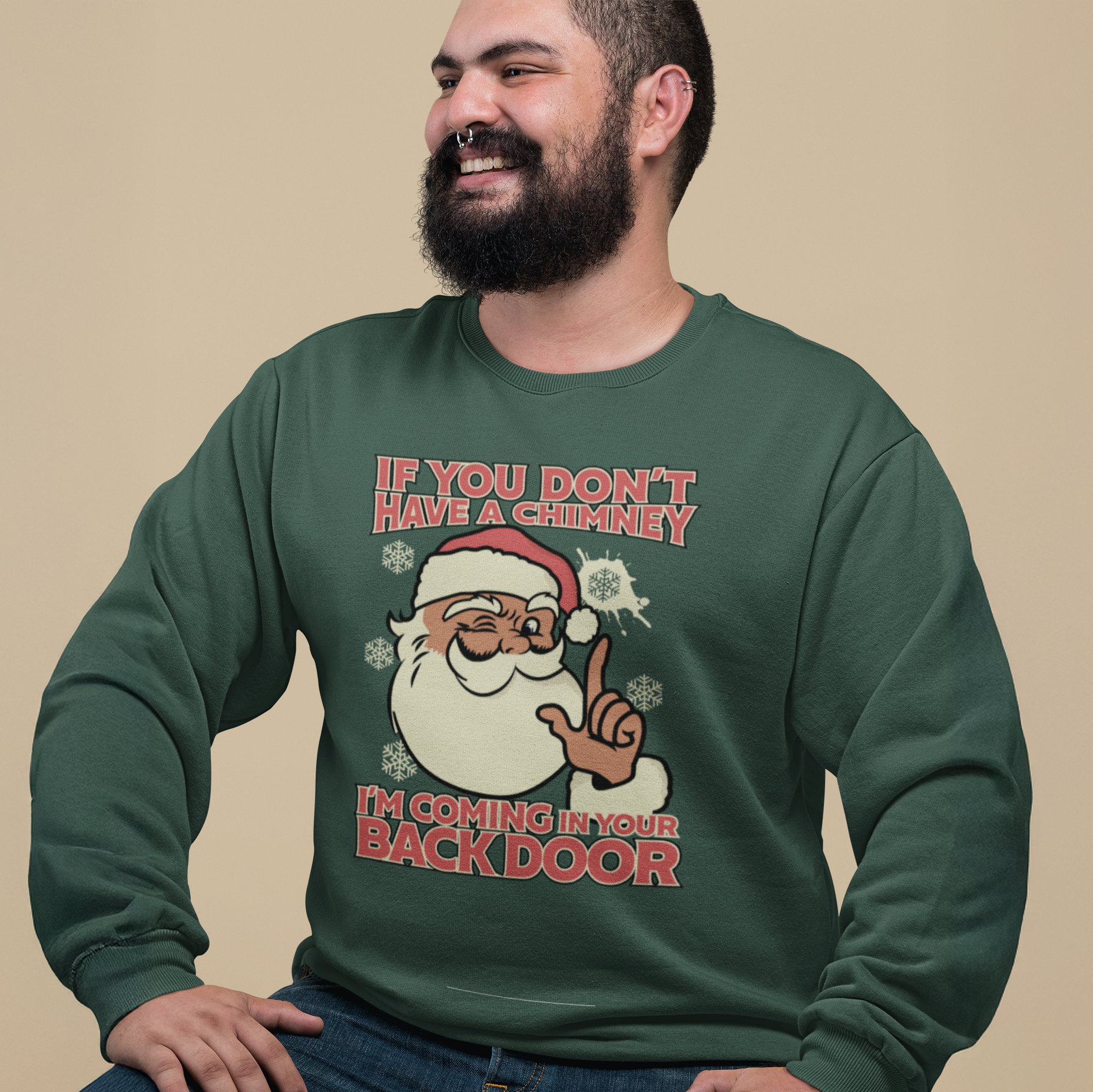 If You Don’t Have A Chimney Christmas Jumper