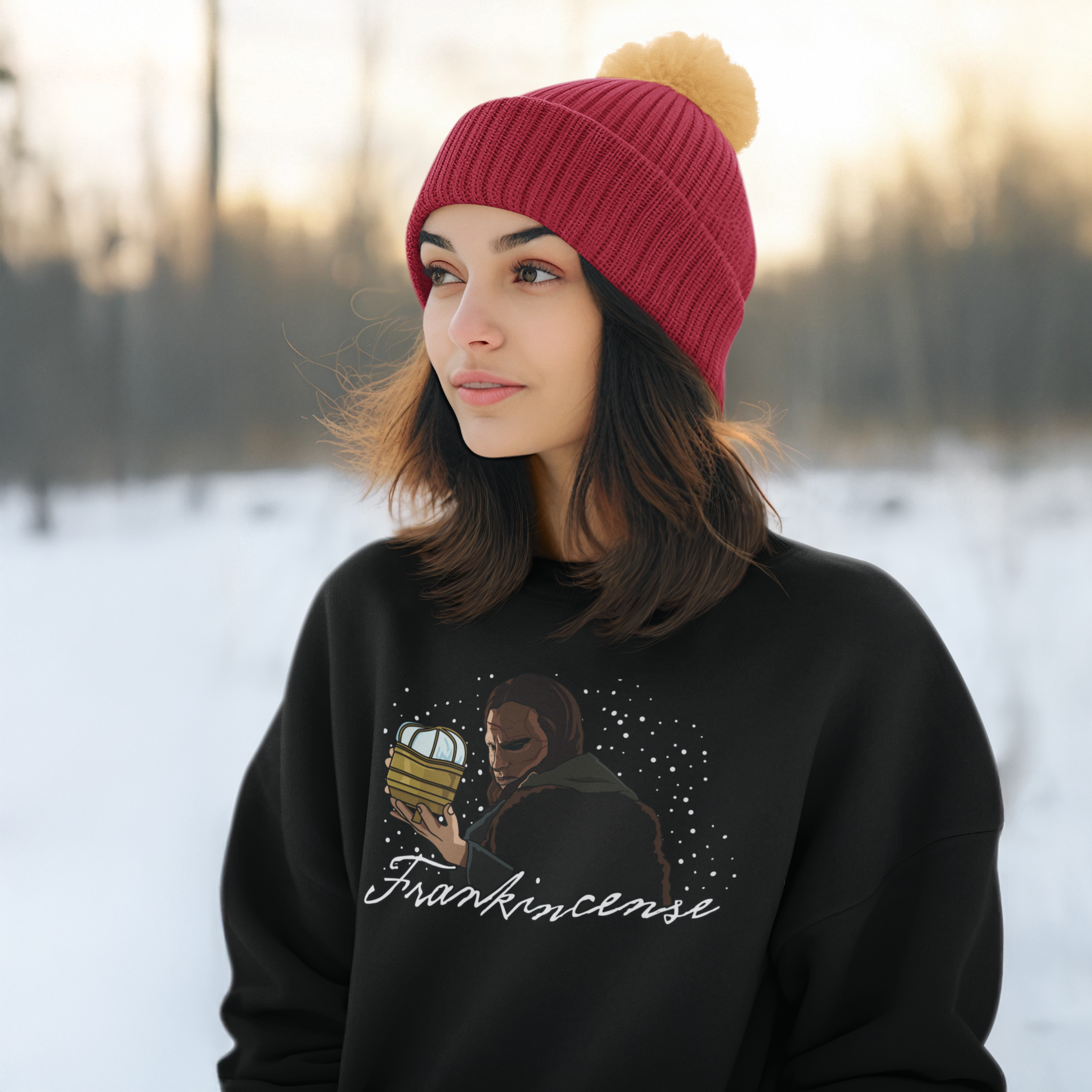 Frankincense Funny Christmas Jumper
