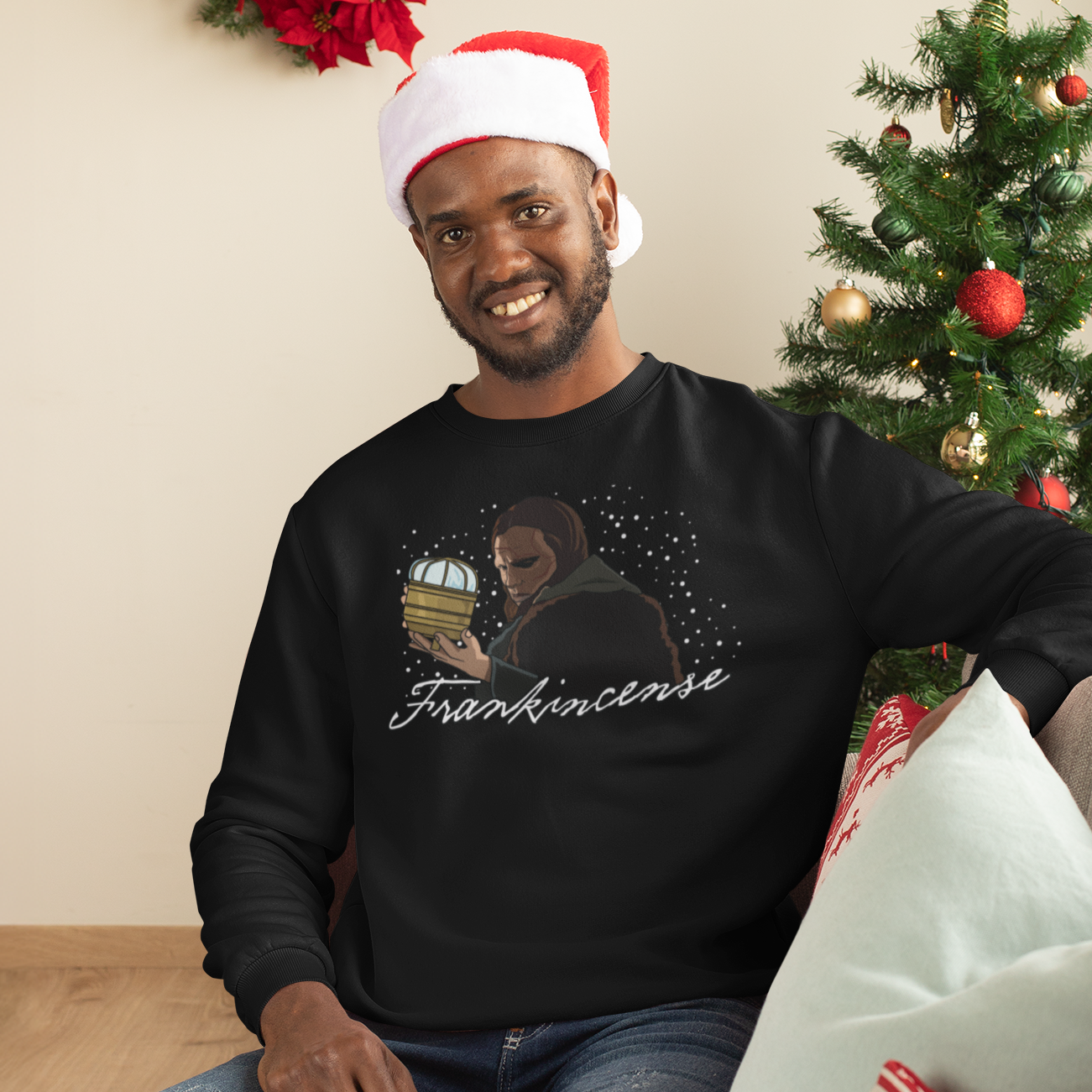 Frankincense Funny Christmas Jumper