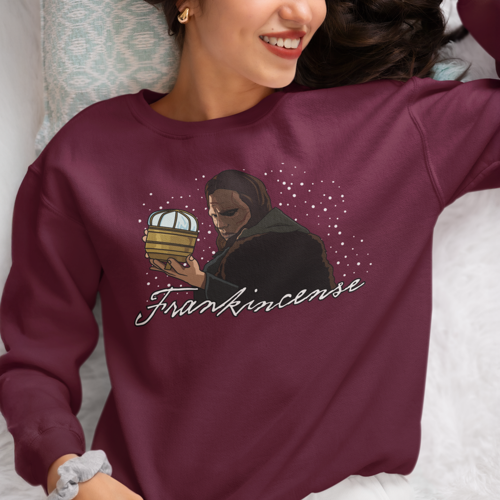 Frankincense Funny Christmas Jumper
