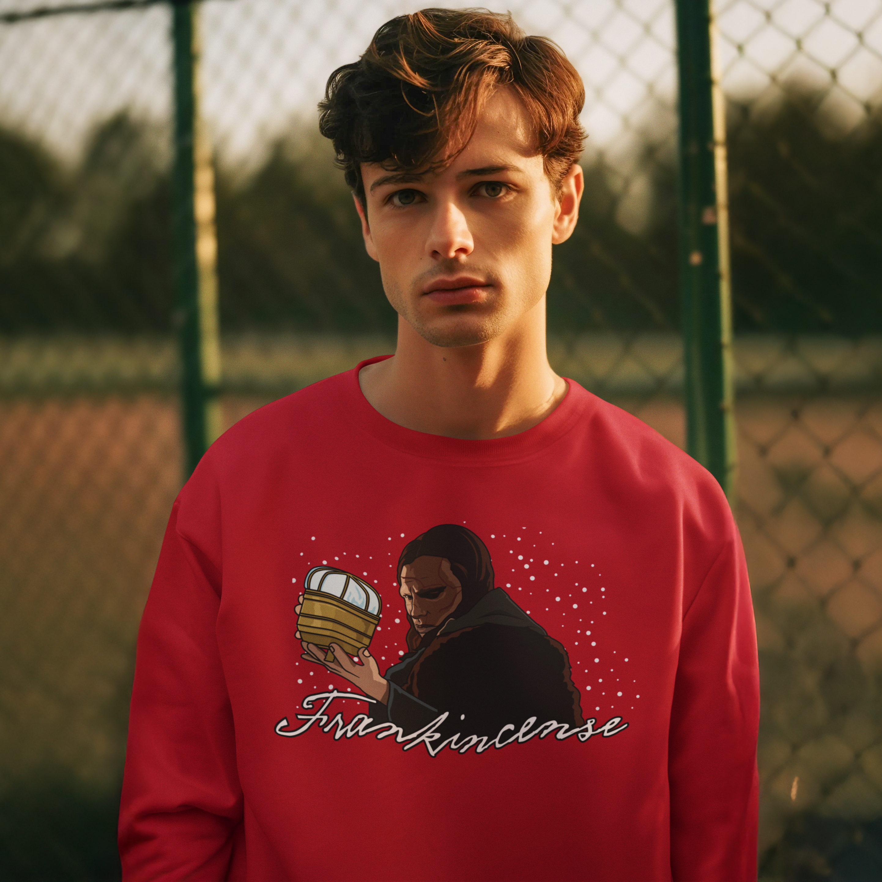 Frankincense Funny Christmas Jumper