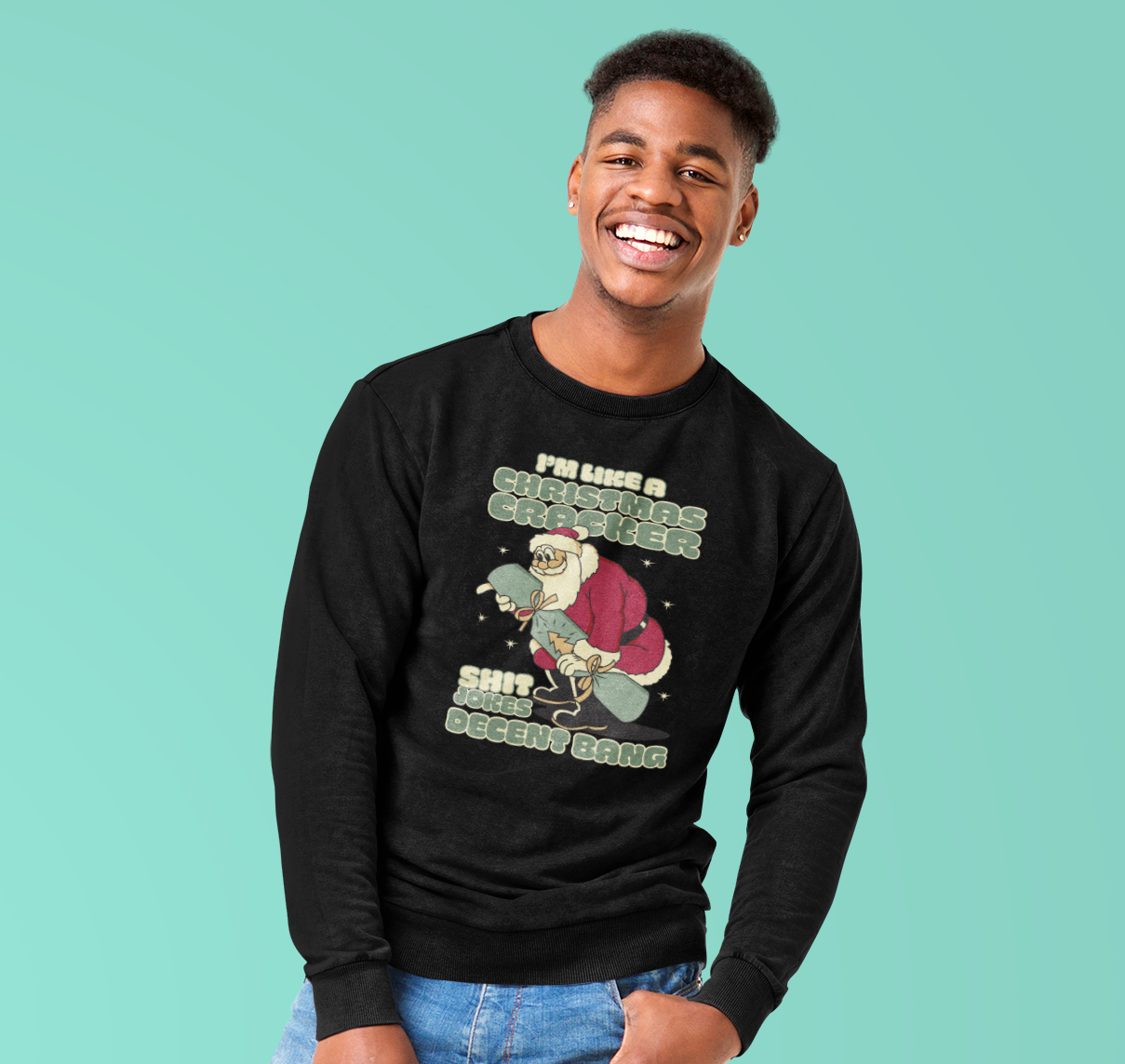 Christmas Cracker Funny Christmas Jumper
