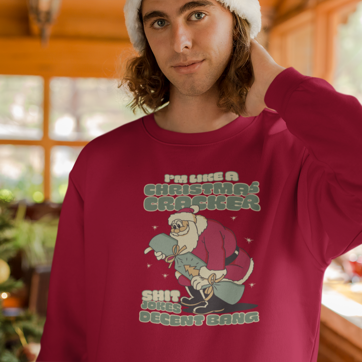 Christmas Cracker Funny Christmas Jumper
