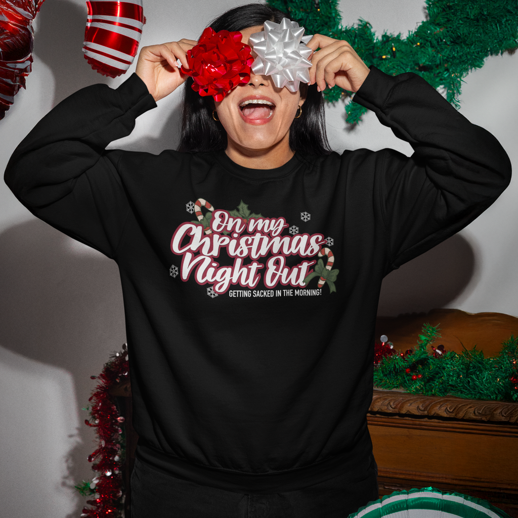 Christmas Night Out Funny Christmas Jumper
