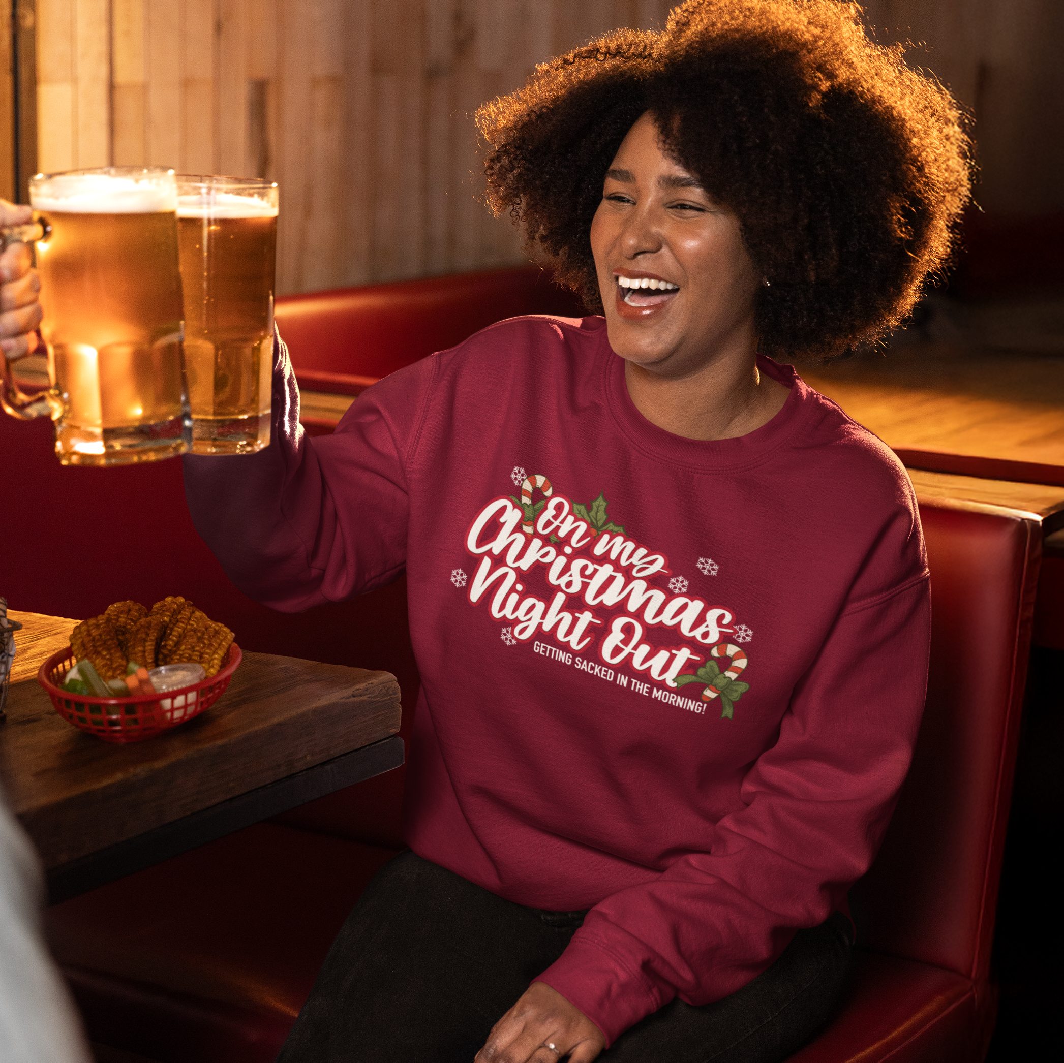 Christmas Night Out Funny Christmas Jumper