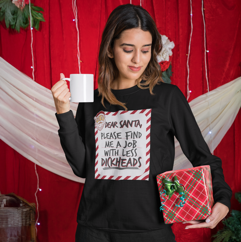 Dear Santa Funny Christmas Jumper
