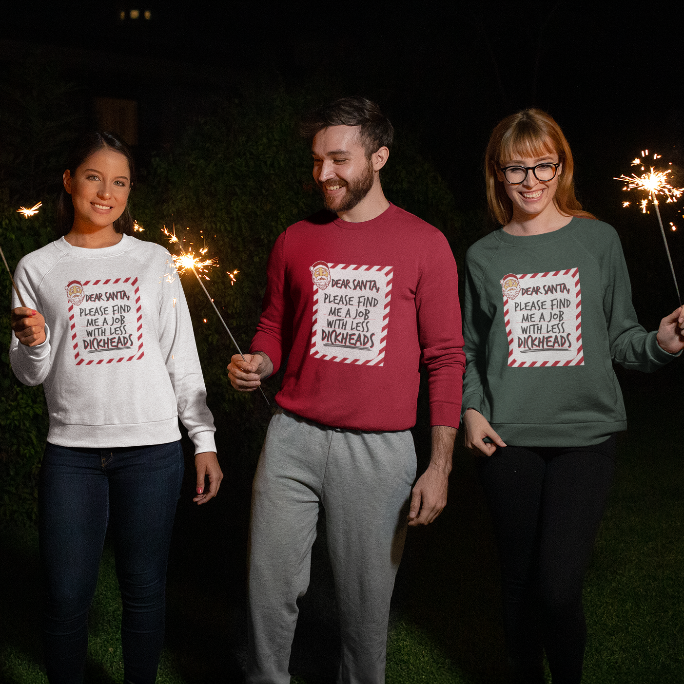 Dear Santa Funny Christmas Jumper