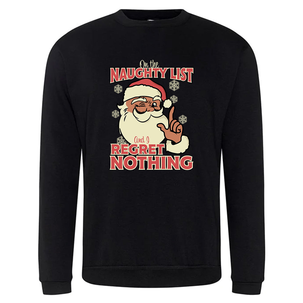 On The Naughty List Christmas Jumper