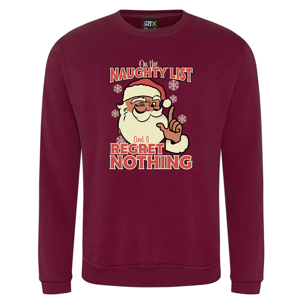 On The Naughty List Christmas Jumper