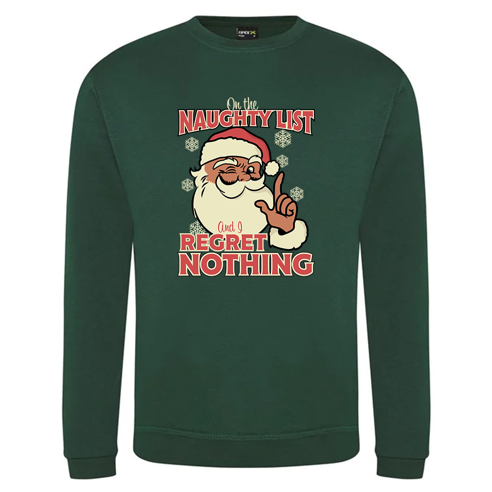 On The Naughty List Christmas Jumper