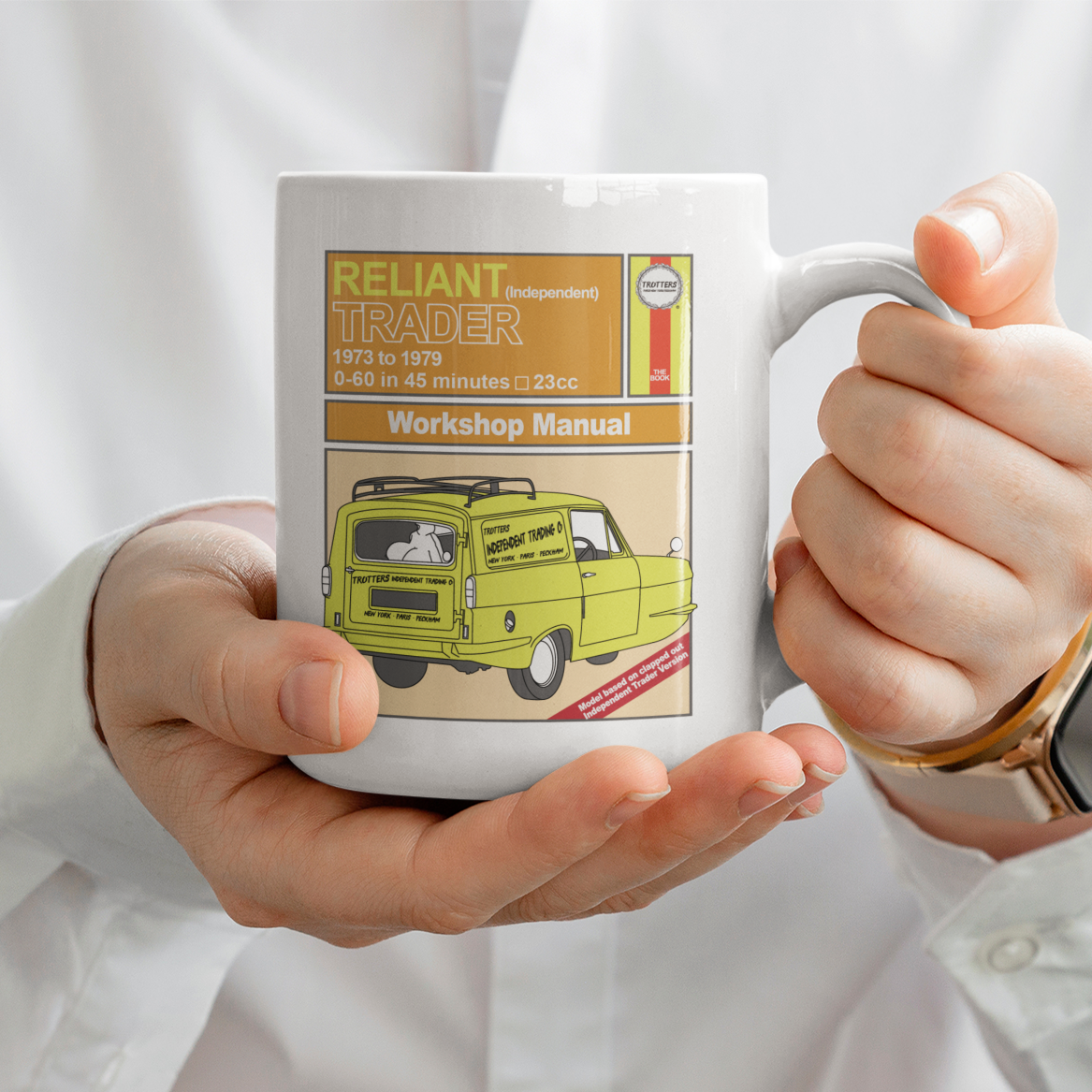 Reliant Trader Workshop Manual British Comedy Mug