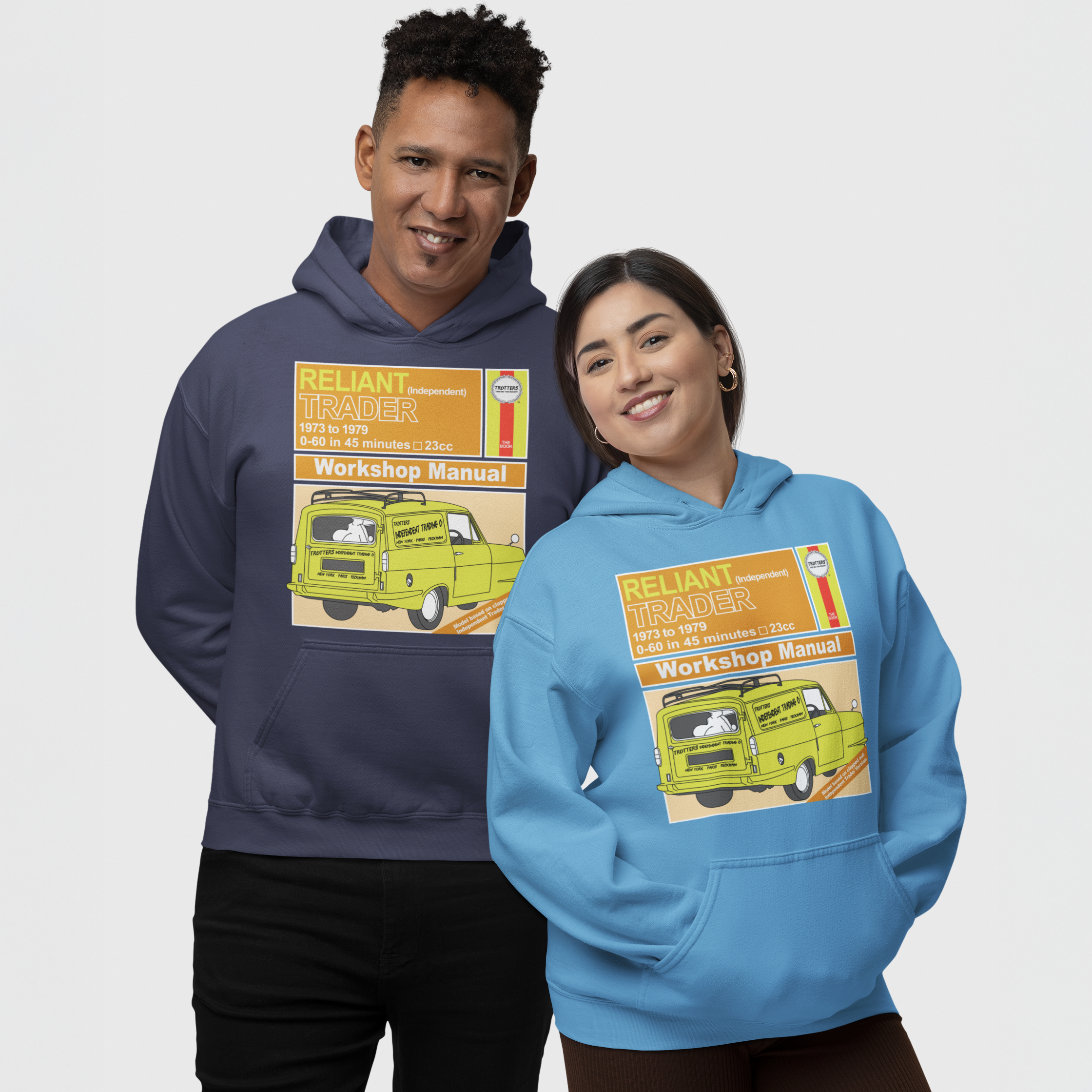 Reliant Trader Workshop Manual British Comedy Hoodie