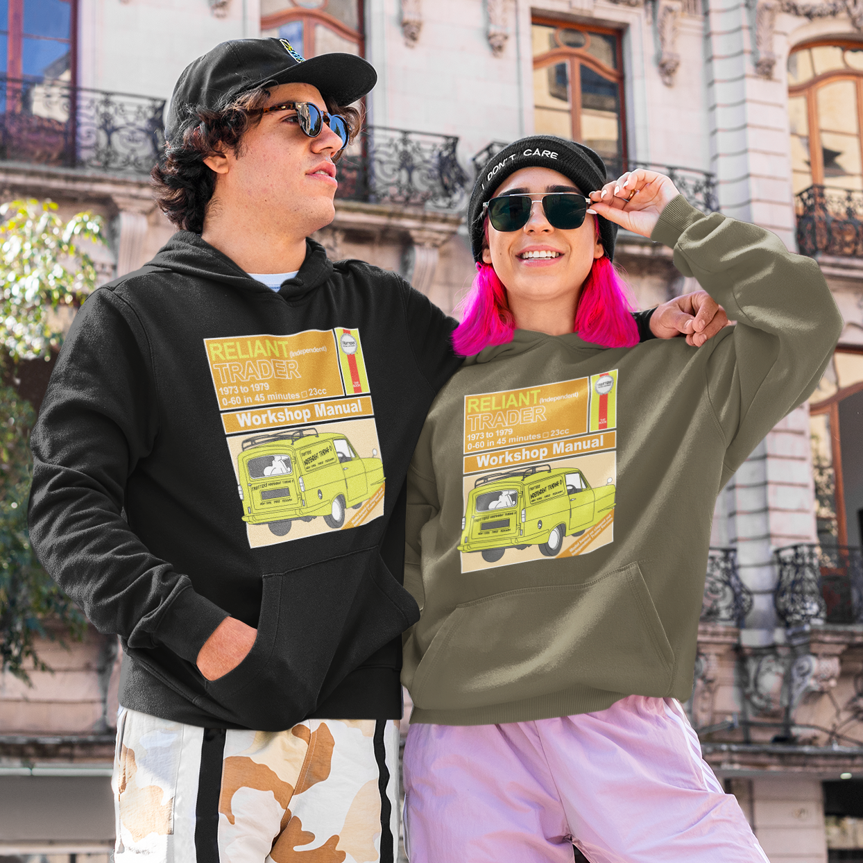 Reliant Trader Workshop Manual British Comedy Hoodie