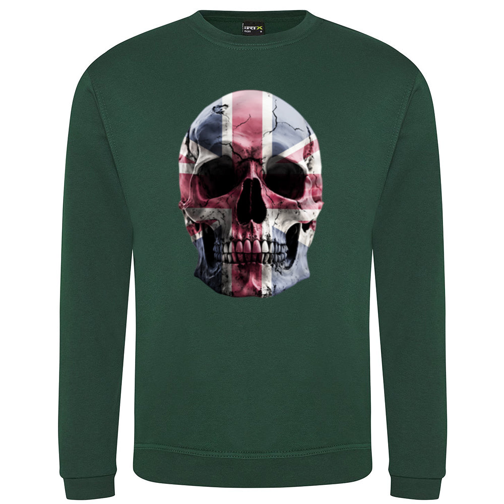 Union Jack Skull Sweatshirt