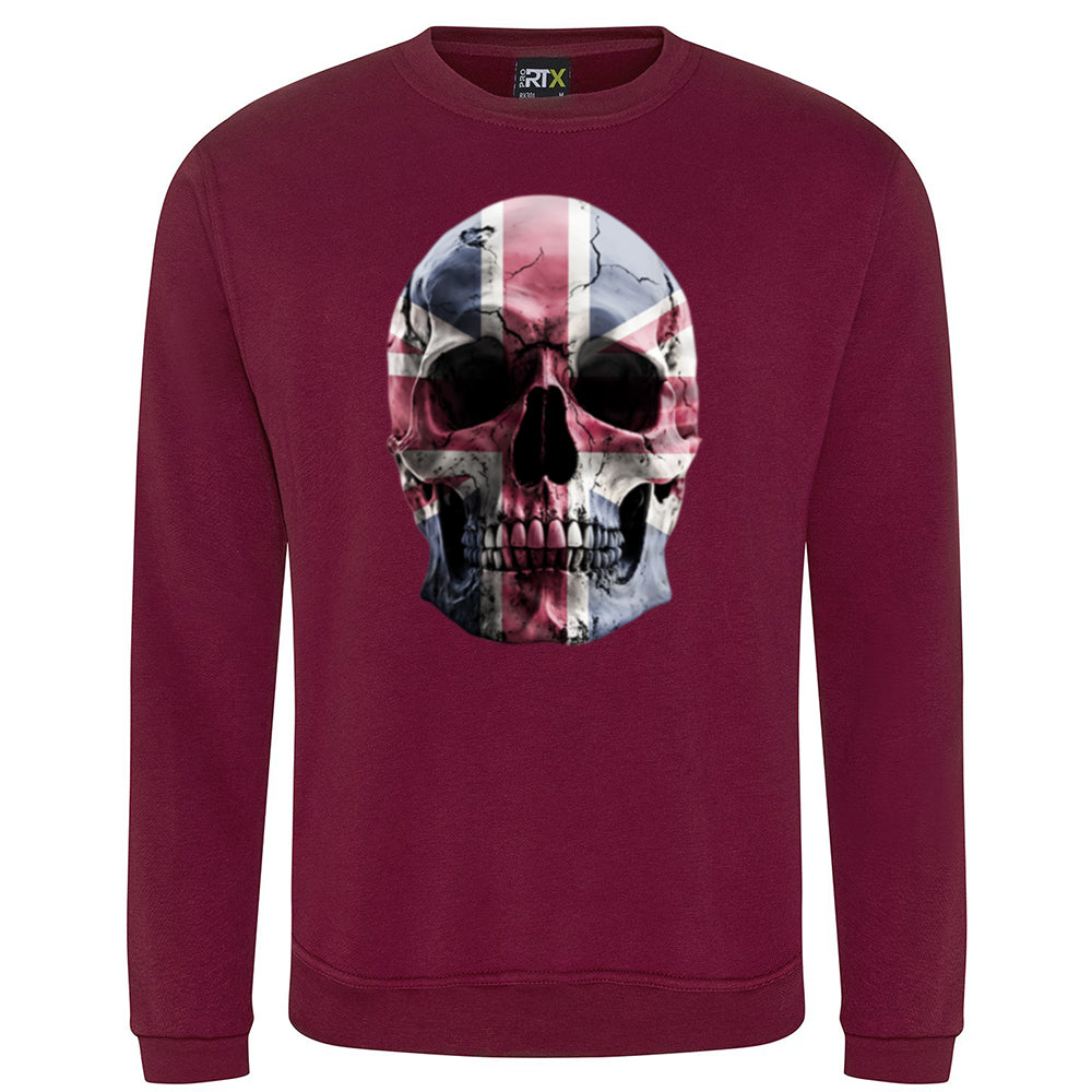 Union Jack Skull Sweatshirt