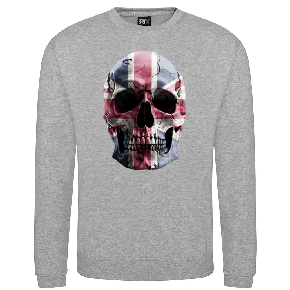 Union Jack Skull Sweatshirt