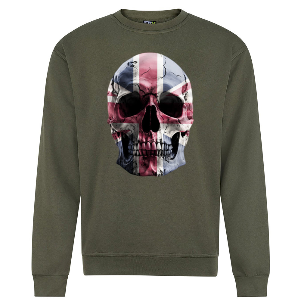 Union Jack Skull Sweatshirt
