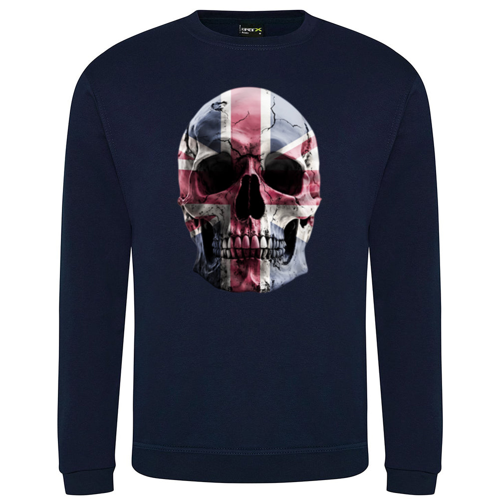 Union Jack Skull Sweatshirt