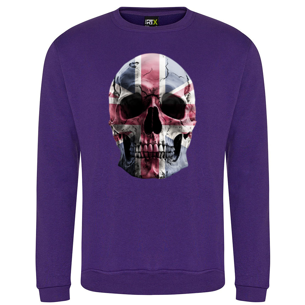Union Jack Skull Sweatshirt