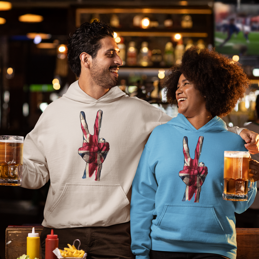 Union Jack Victory Patriotic UK Hoodie