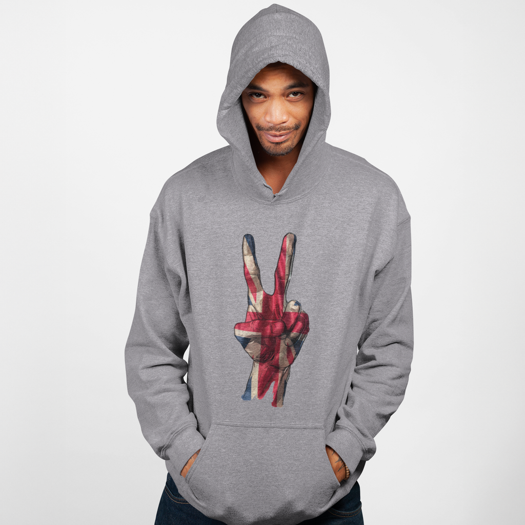 Union Jack Victory Patriotic UK Hoodie