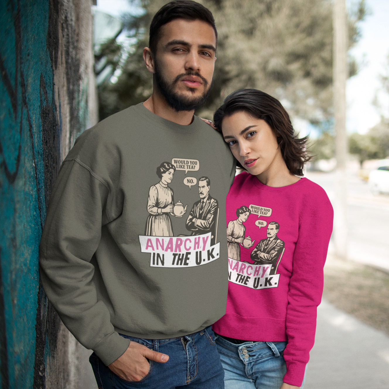Anarchy in the UK Funny Sweatshirt