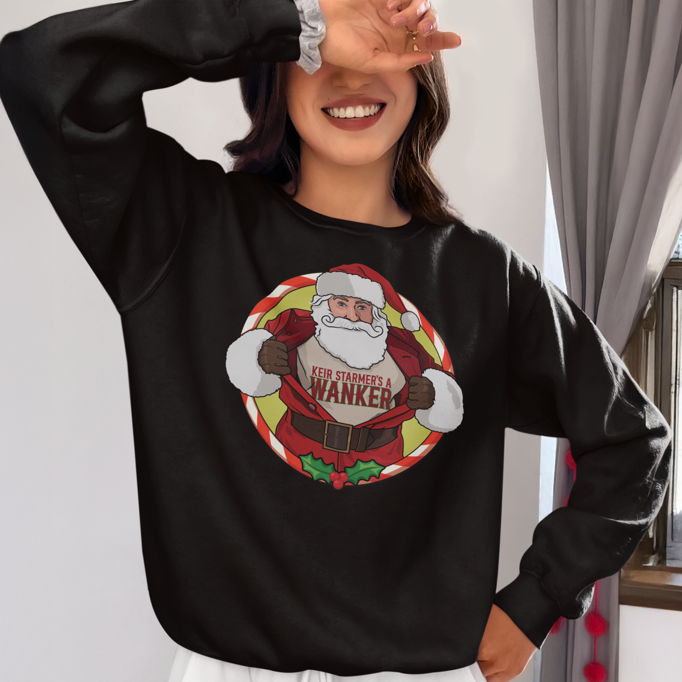 Keir Starmer Funny Political Christmas Jumper