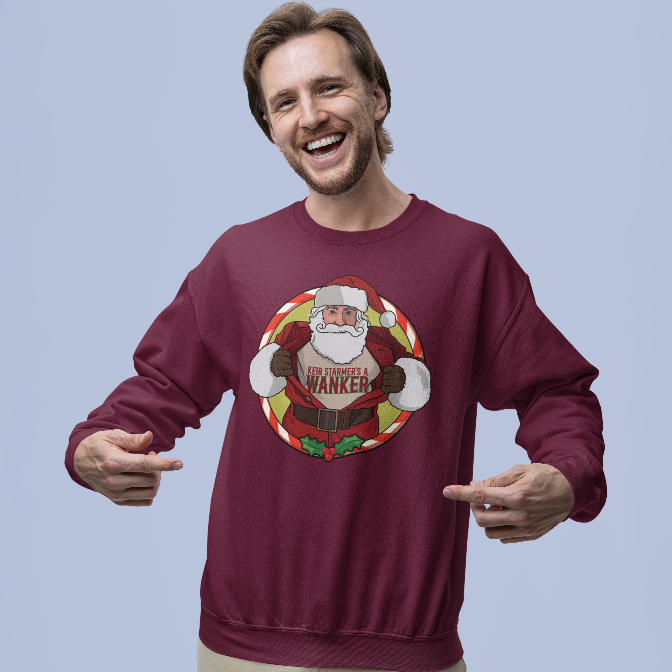 Keir Starmer Funny Political Christmas Jumper