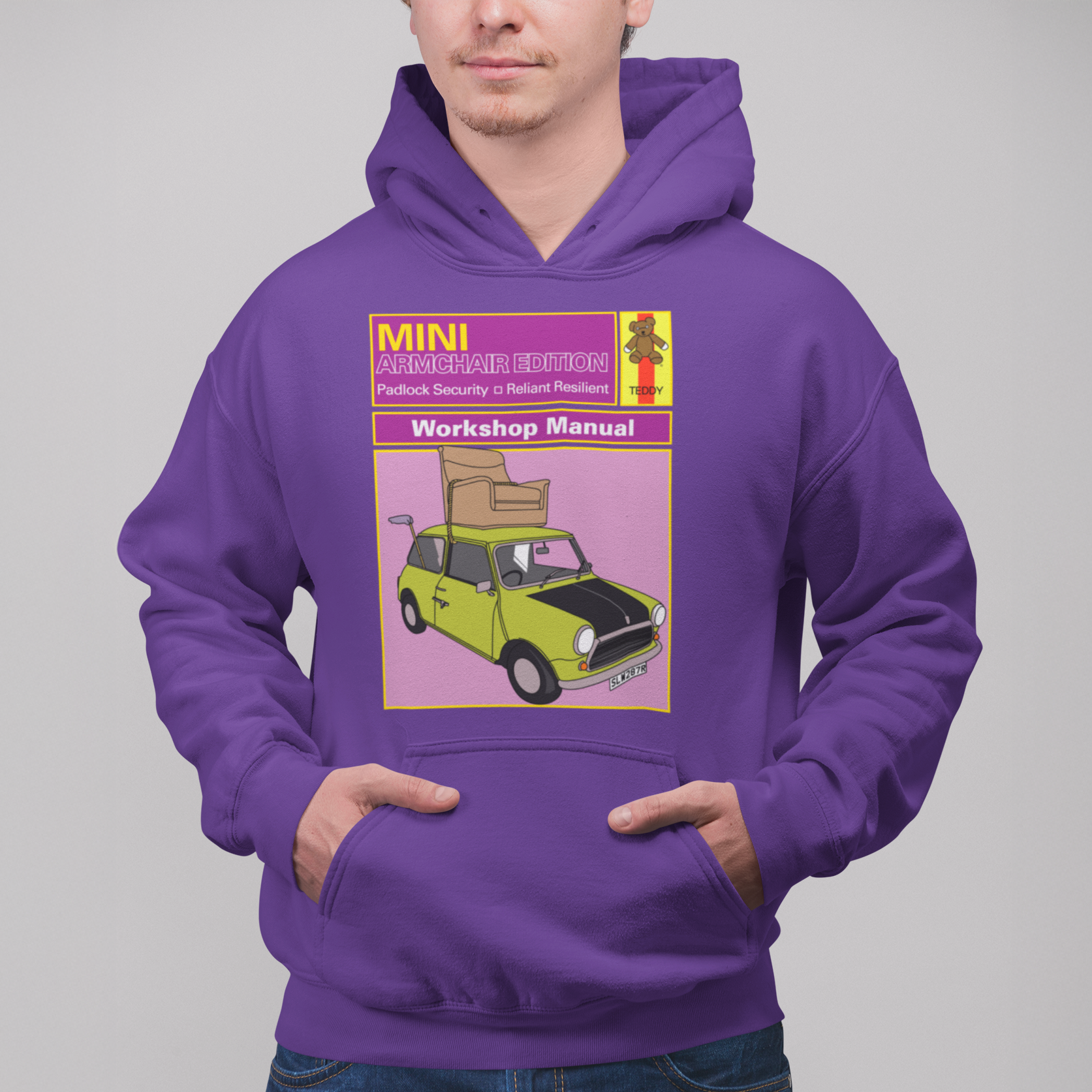 Mini Workshop Manual Funny British Comedy Hoodie