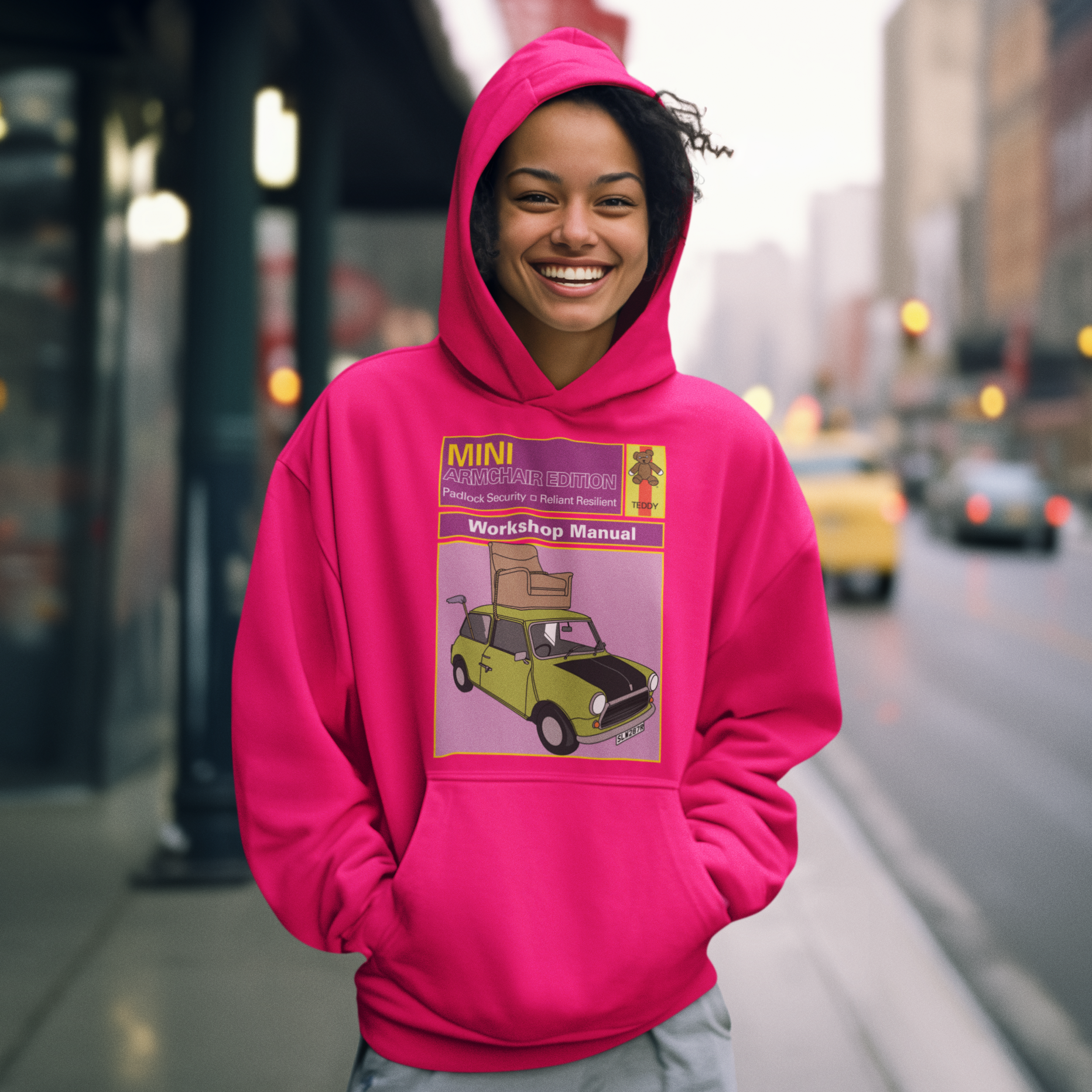 Mini Workshop Manual Funny British Comedy Hoodie