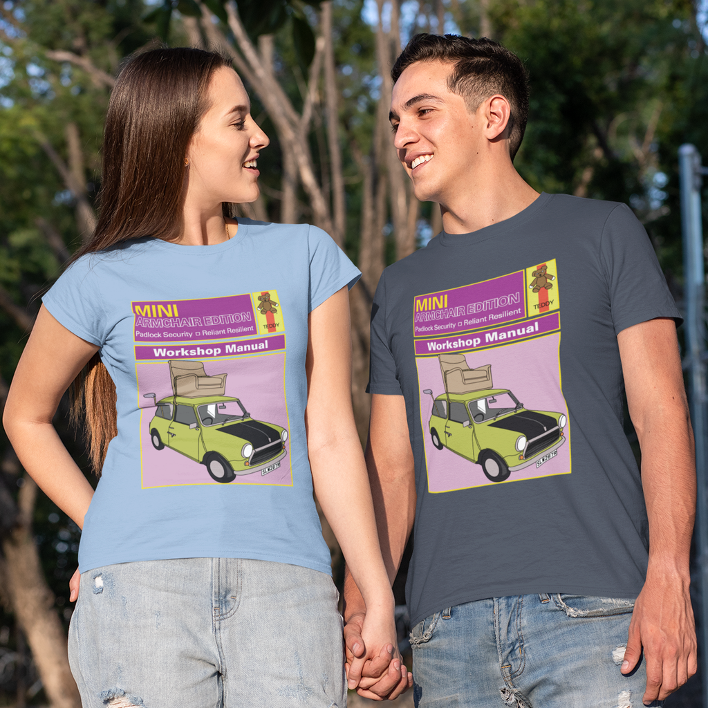 Mini Workshop Manual Funny British Comedy T-Shirt