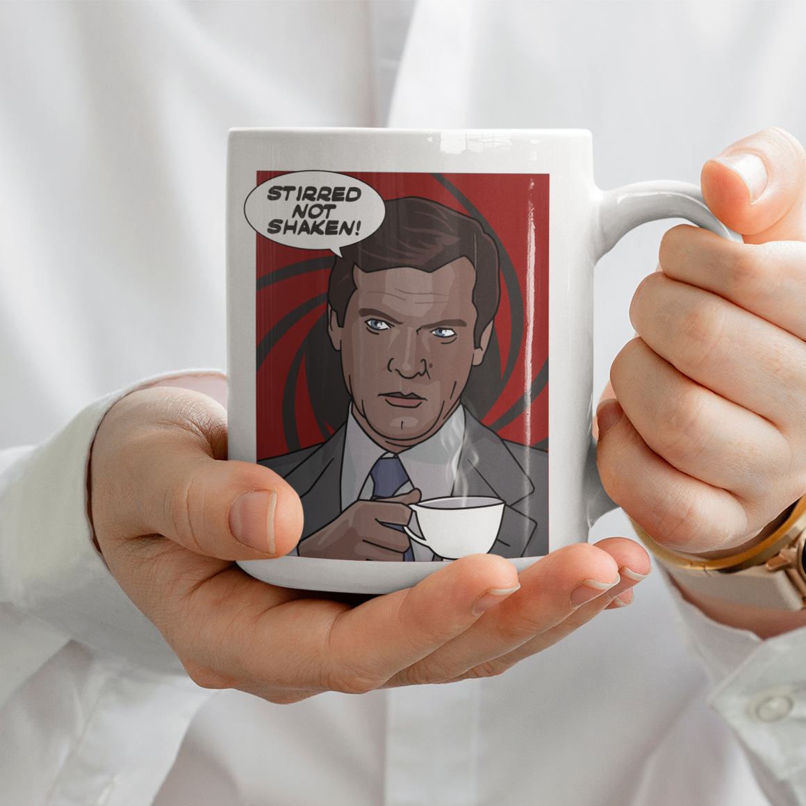 The Spy Who Loved Tea Funny Movie Mug