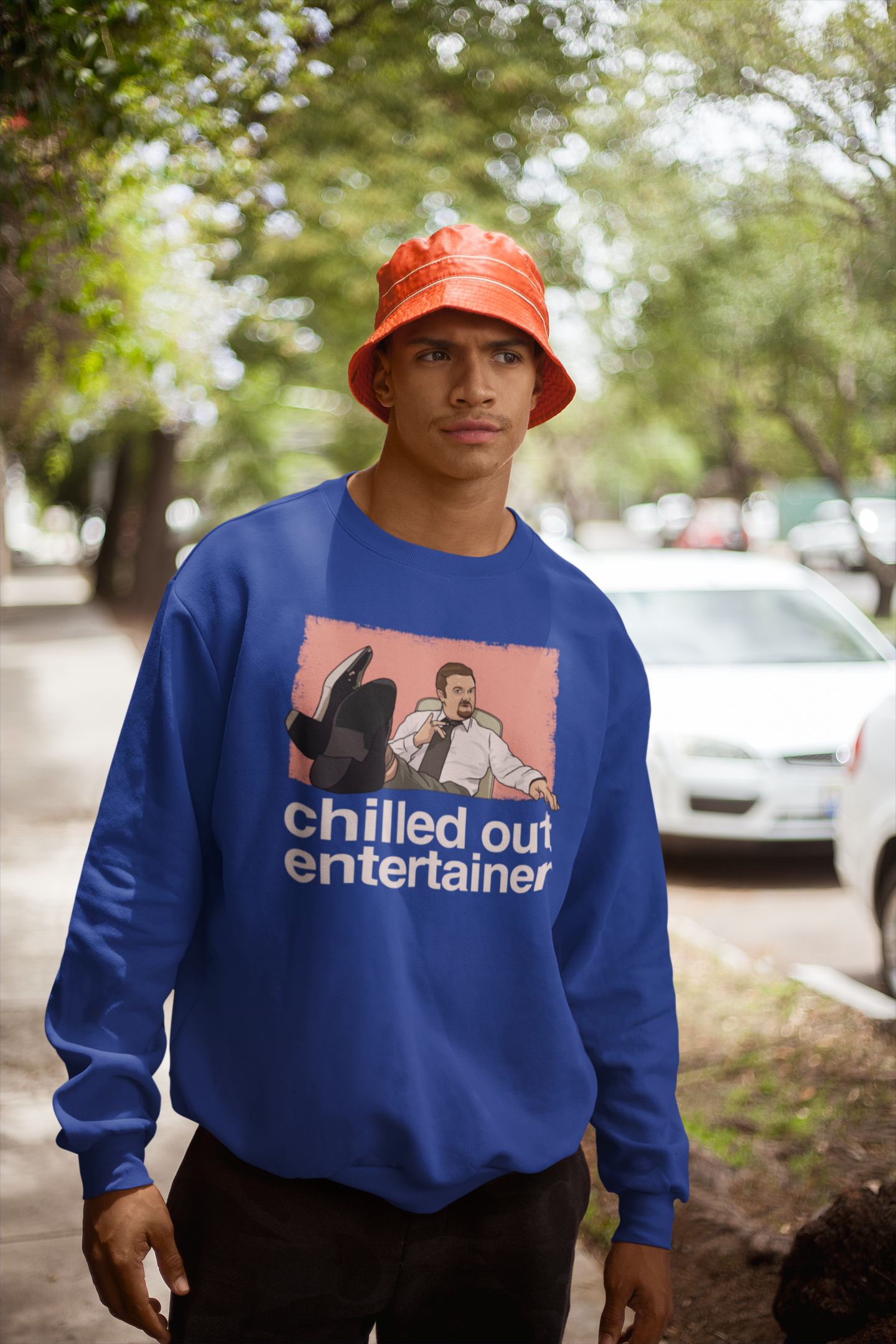 Chilled Out Entertainer British Comedy Sweatshirt