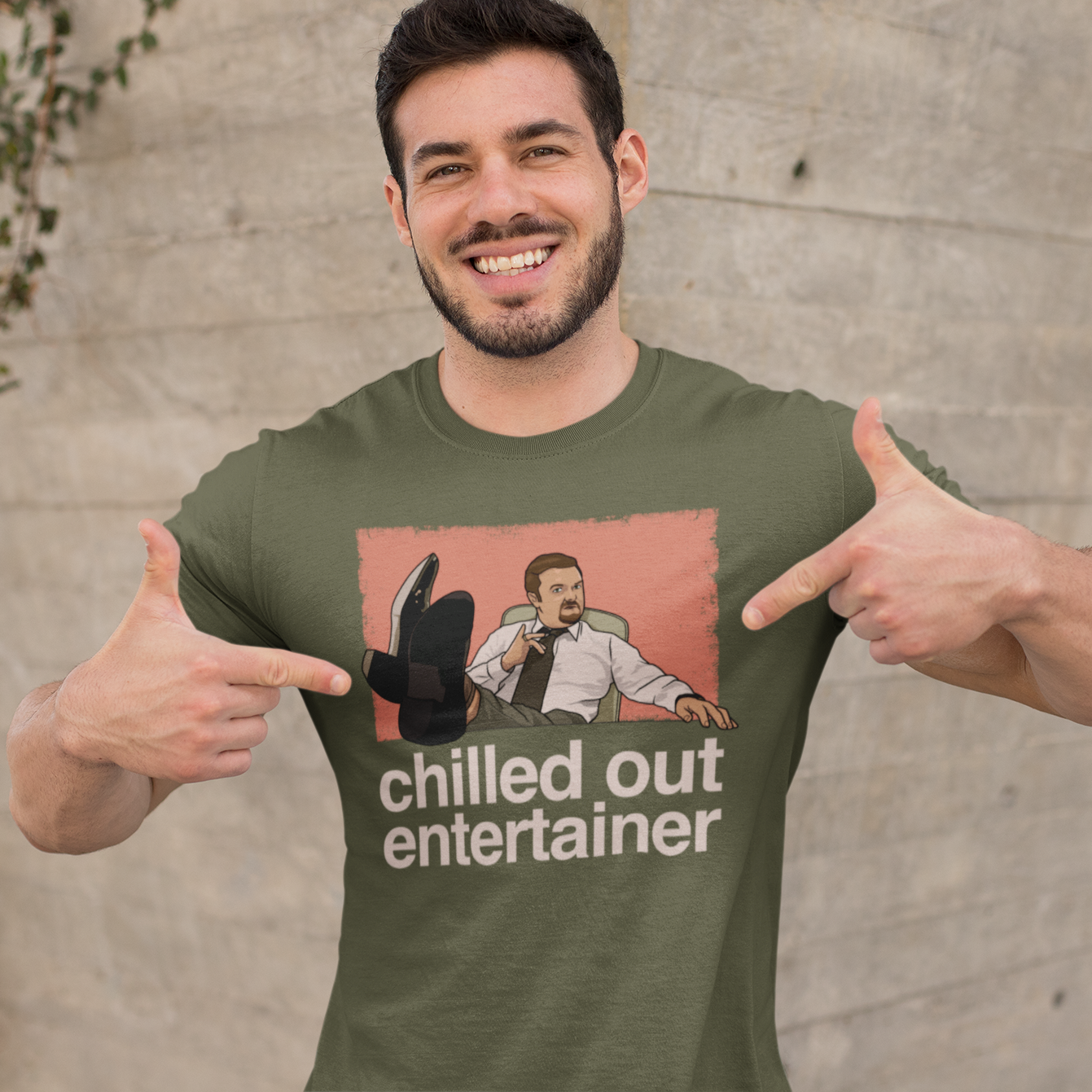 Chilled Out Entertainer British Comedy T-Shirt