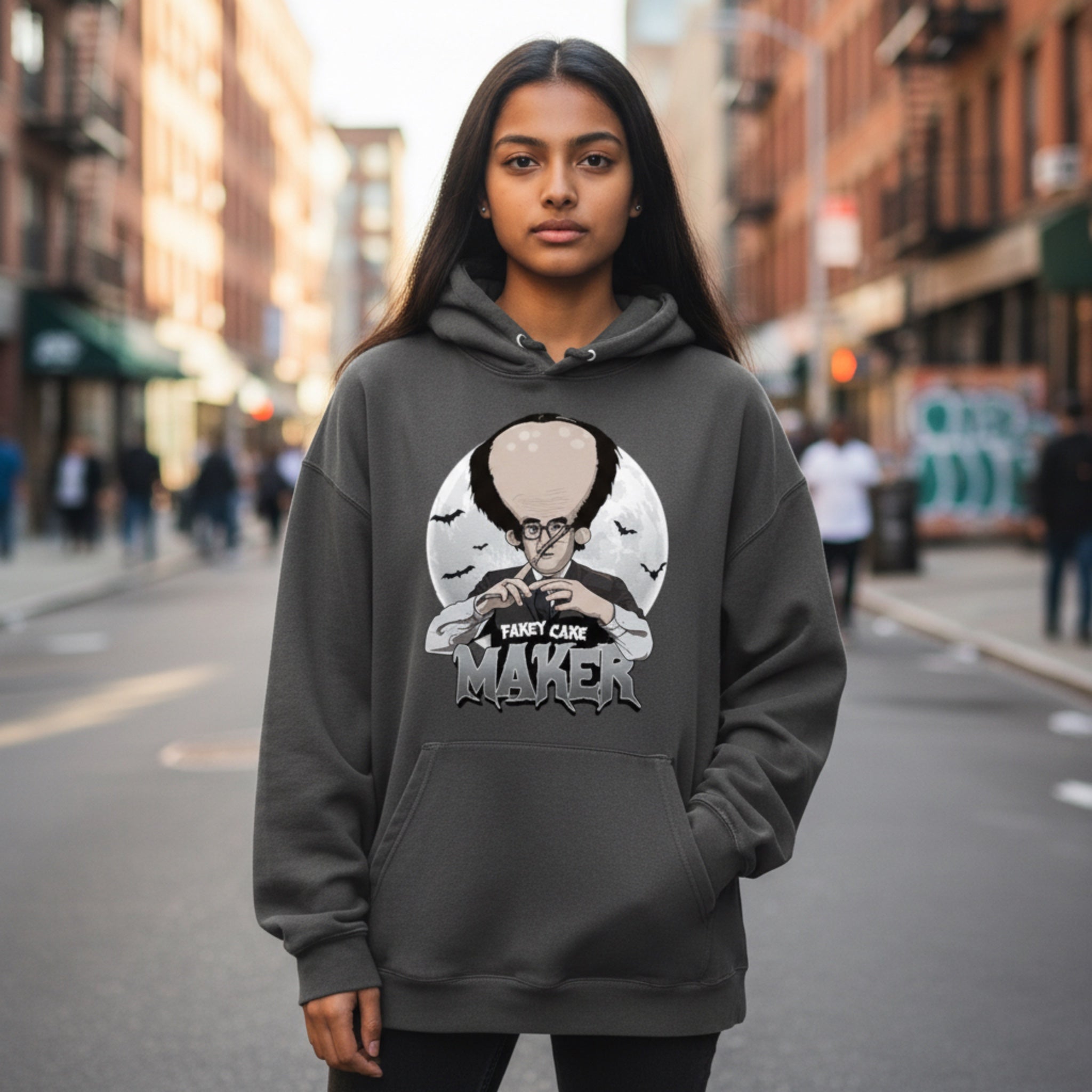 Fakey Cake Maker British Comedy Hoodie