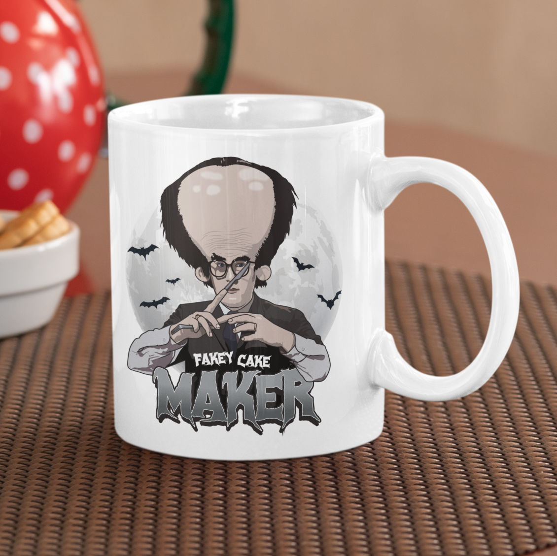 Fakey Cake Maker British Comedy Mug